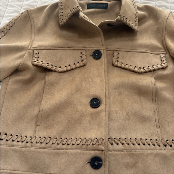 Zara faux suede jacket - Picture 5 of 8